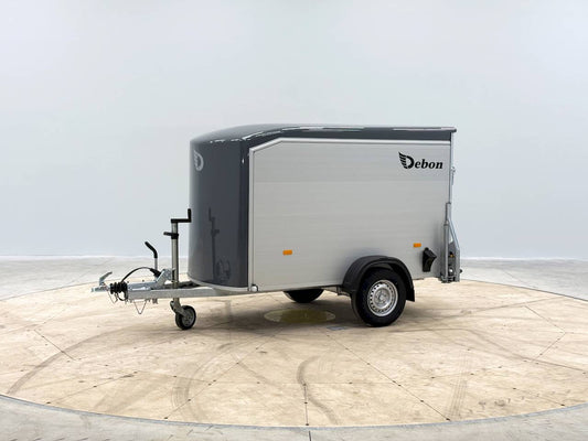 Cheval Liberté Debon C255 V2 Alu – 1300 kg Kastenanhänger, Eisengrau mit Seitentür