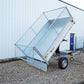 Cheval Liberté Debon PW0 Lux – 1500 kg Heckkippanhänger mit Gitteraufsatz – 250 x 160 x 90 cm – Elektrische Pumpe