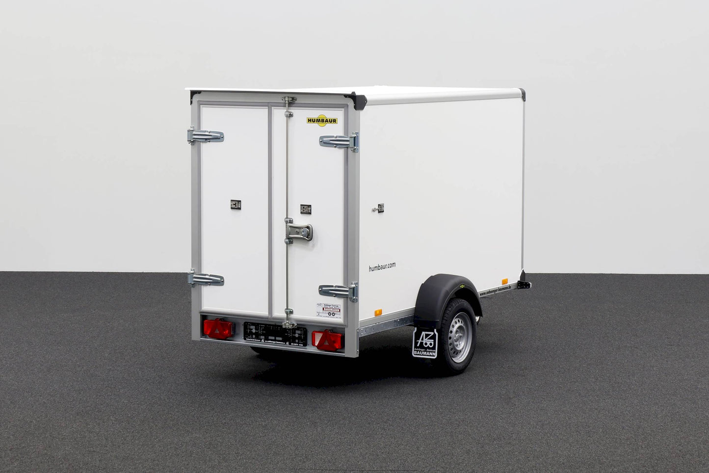 Humbaur HK 752513-15P – Kastenanhänger – 750 kg – 2,51 m x 1,32 m x 1,52 m – Doppelflügeltüren