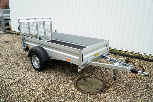 Humbaur ha 132513 – Tieflader – 1,3 t – 2,51 m x 1,31 m x 0,35 m – Zufahrtsrampe – gebremst