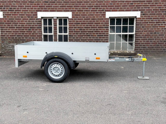 Humbaur Startanhänger – Flachprofil – 750 kg – 2,05 m x 1,09 m x 0,3 m – Verzinkt
