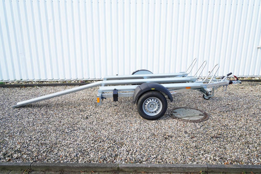 Humbaur HM 102113 – Motorradanhänger – 1 t – 2,09 m x 1,36 m – gebremst – verzinkt