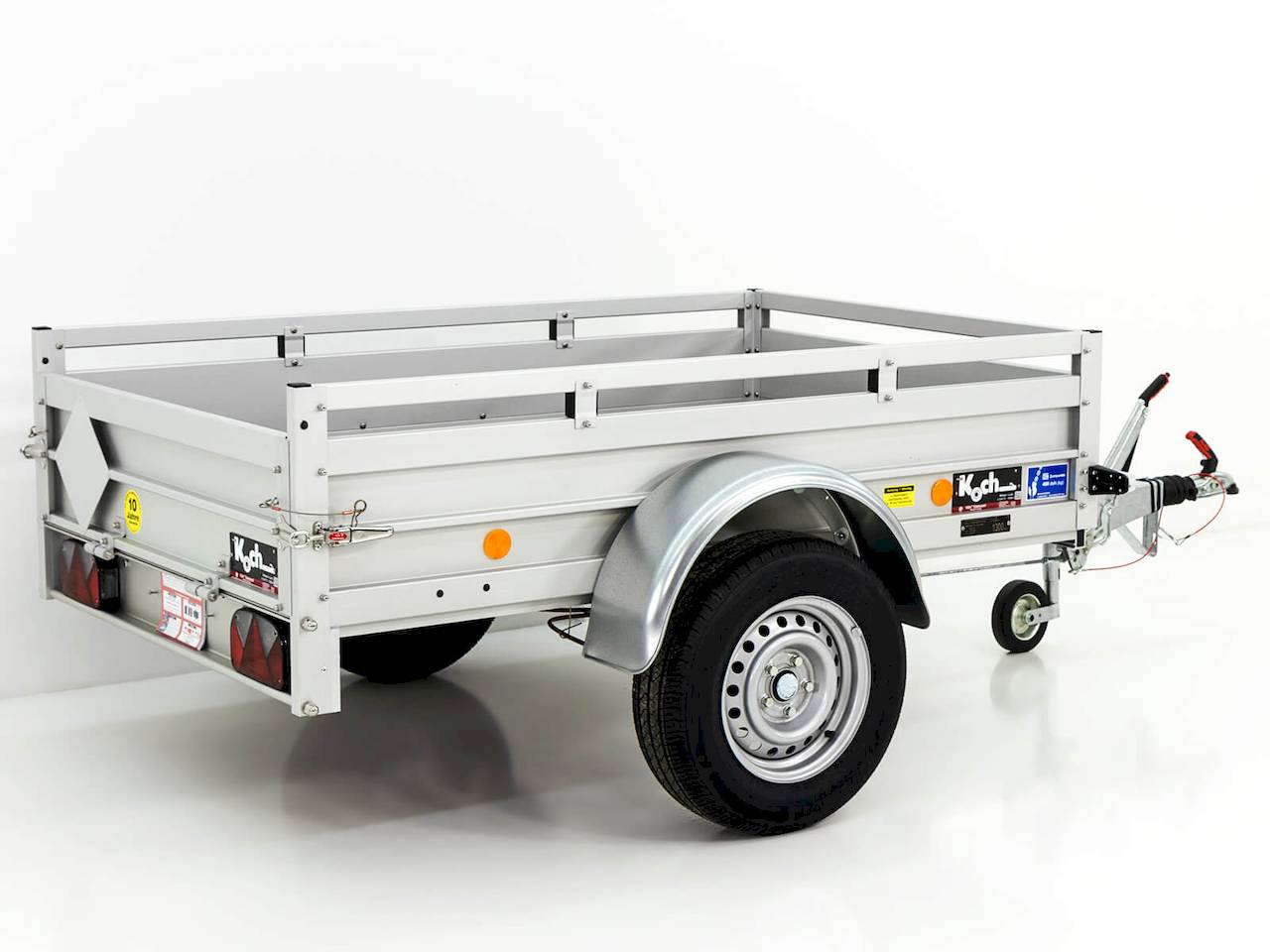 Koch 3.13 Tieflader – 1,3 t – 2 m x 1,25 m x 0,45 m – gebremst – verzinkt