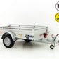 Koch 4.13 Tieflader – 1,3 t – 2,5 m x 1,25 m x 0,45 m – Aluminiumboden – gebremst