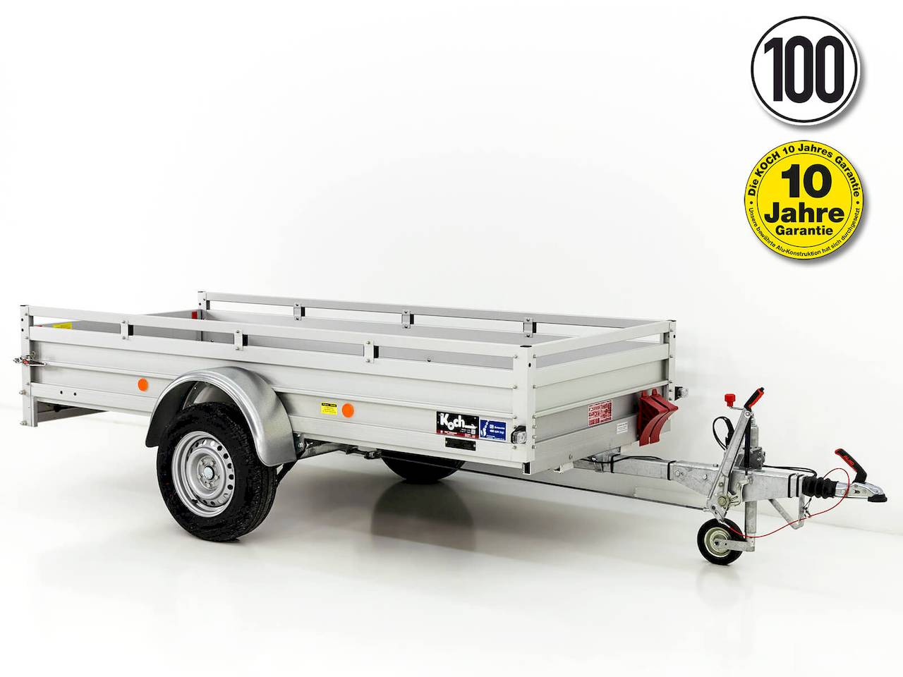 Koch 5.13 Tieflader – 1,3 t – 3 m x 1,25 m x 0,45 m – gebremst – verzinkt