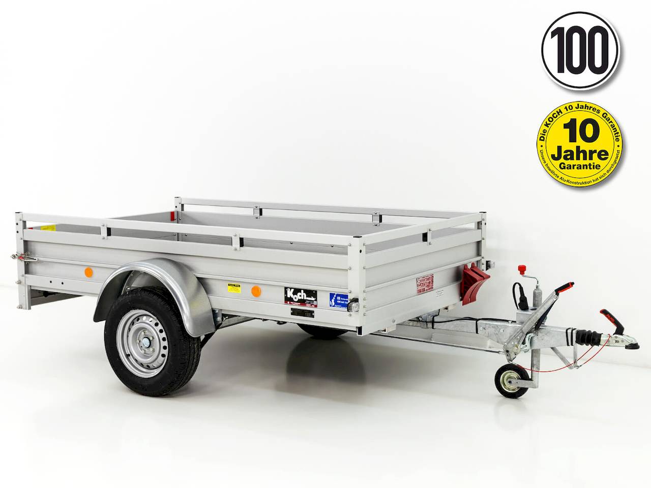 Koch 6.13 Tieflader – 1,3 t – 2,5 m x 1,5 m x 0,45 m – gebremst