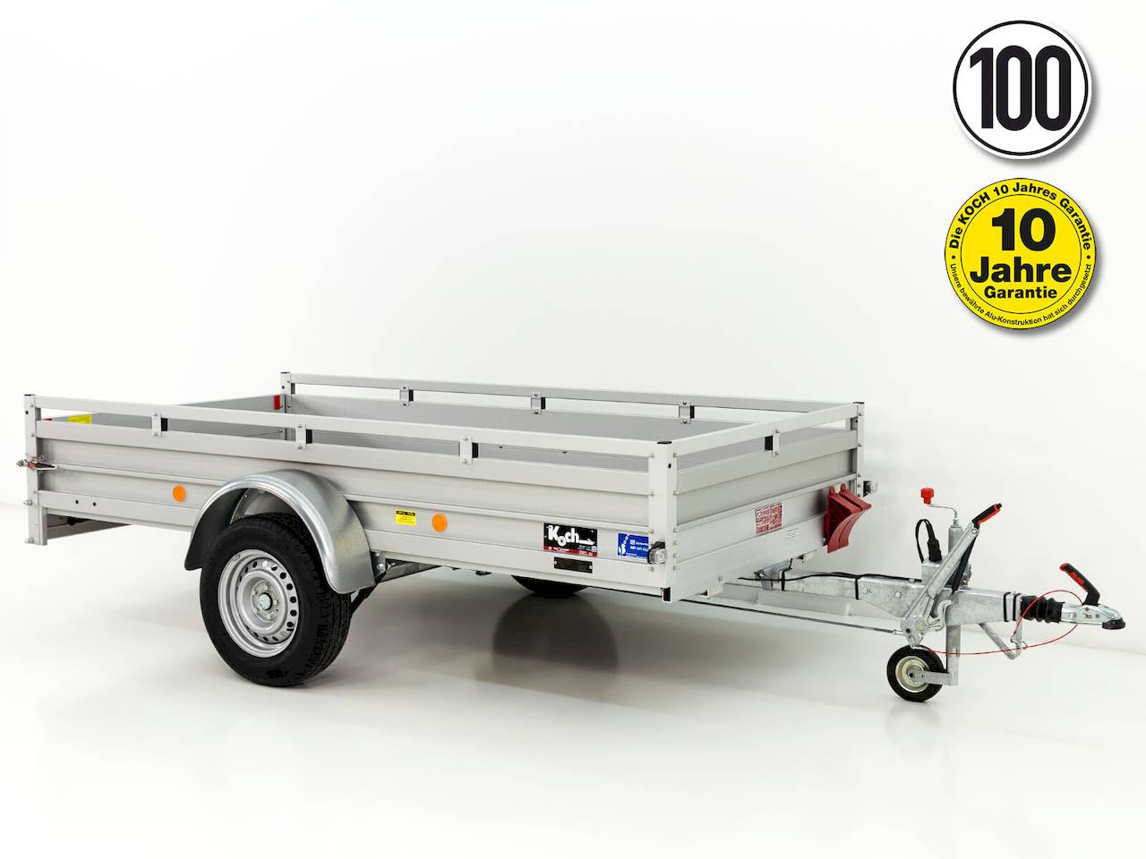 Koch 7.13 Tieflader – 1,3 t – 3 m x 1,5 m x 0,45 m – gebremst – verzinkt