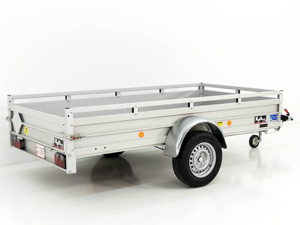 Koch 7.13 Tieflader – 1,3 t – 3 m x 1,5 m x 0,45 m – gebremst – verzinkt