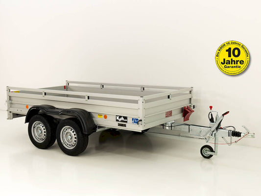 Koch 7.20 Tieflader – 2 t – 3 m x 1,5 m x 0,45 m – gebremst – verzinkt