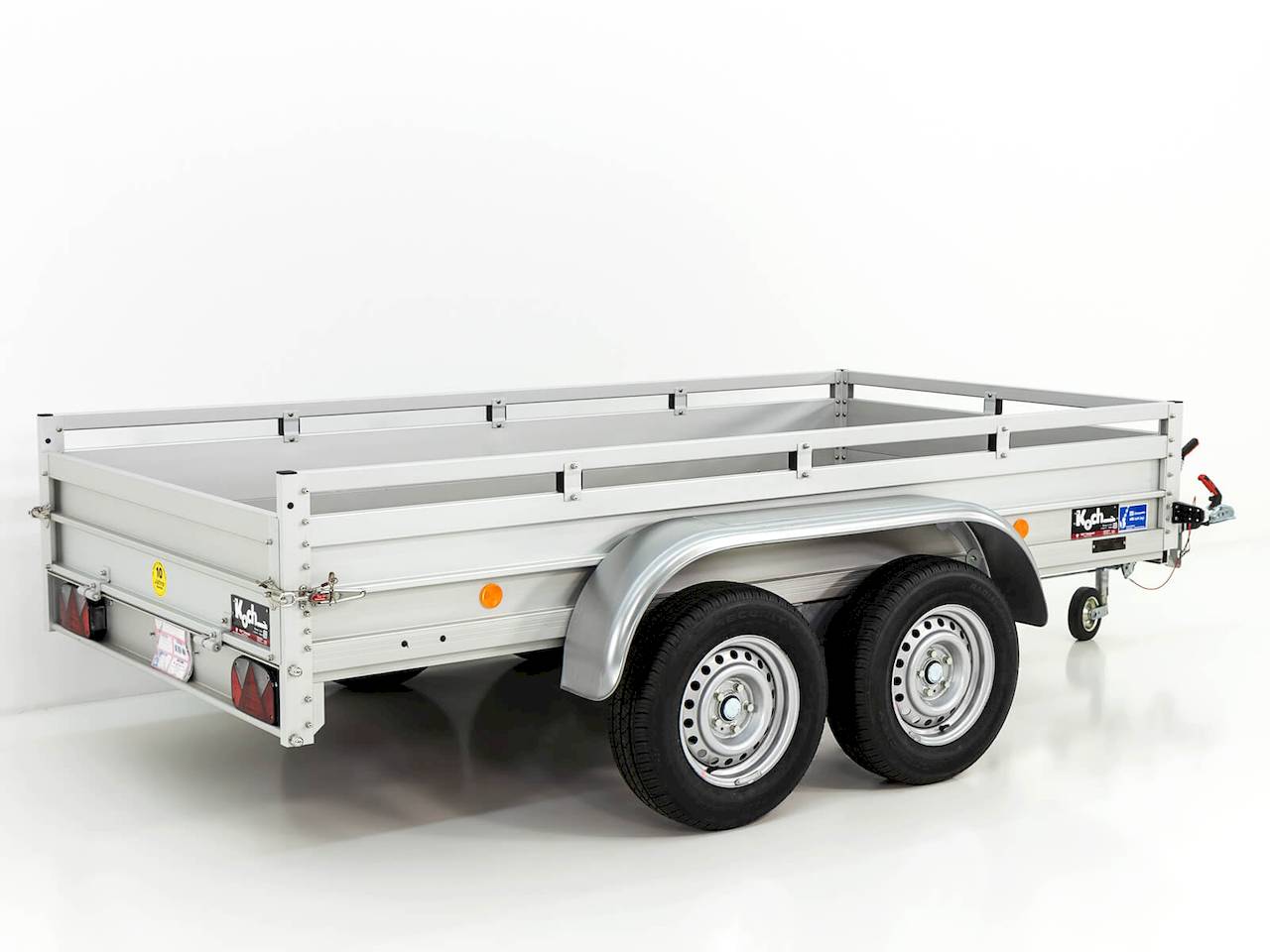 Koch 7.26 Tieflader – 2,6 t – 3 m x 1,5 m x 0,45 m – gebremst – verzinkt