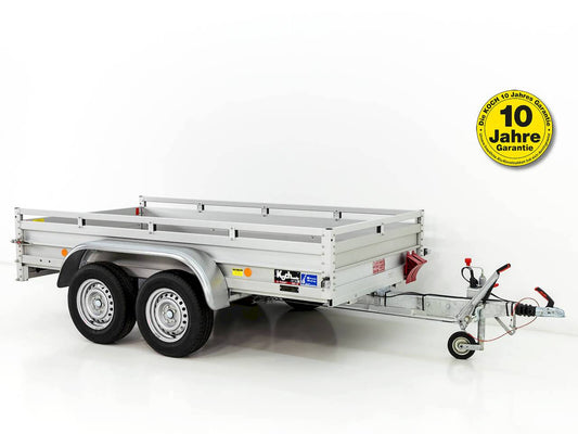 Koch 7.26 Tieflader – 2,6 t – 3 m x 1,5 m x 0,45 m – gebremst – verzinkt