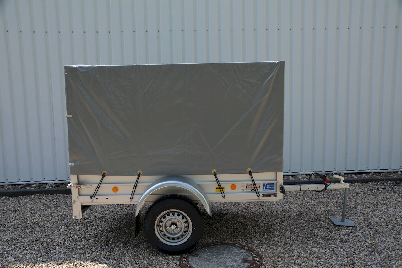 Koch U2 Anhänger – geschlossener Anhänger – 750 kg – 2,05 m x 1,05 m x 1,3 m – verzinkt