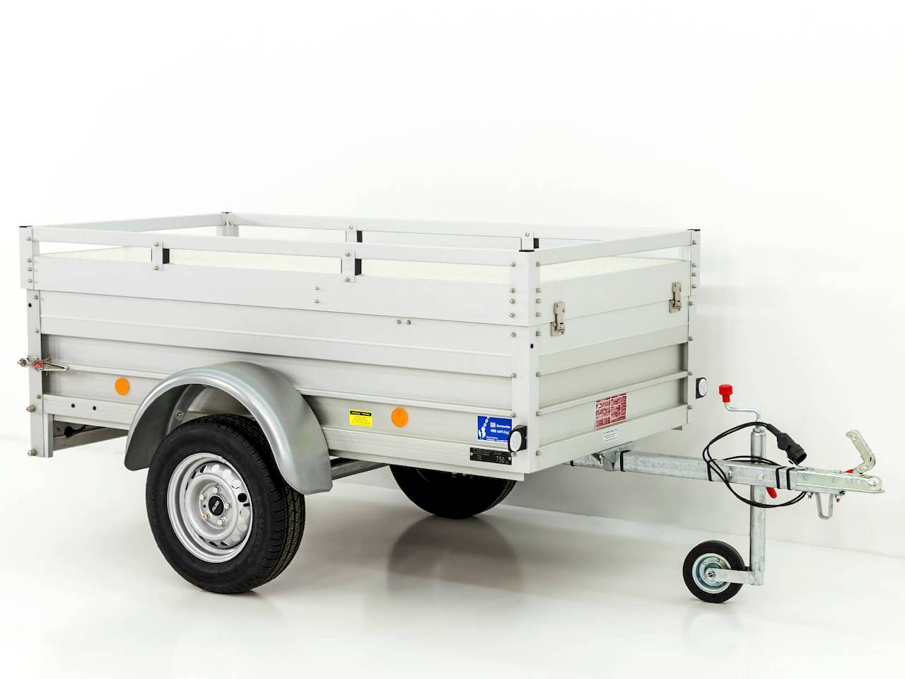 Koch U2 Tieflader – 750 kg – 2,05 m x 1,05 m x 0,5 m – verzinkt