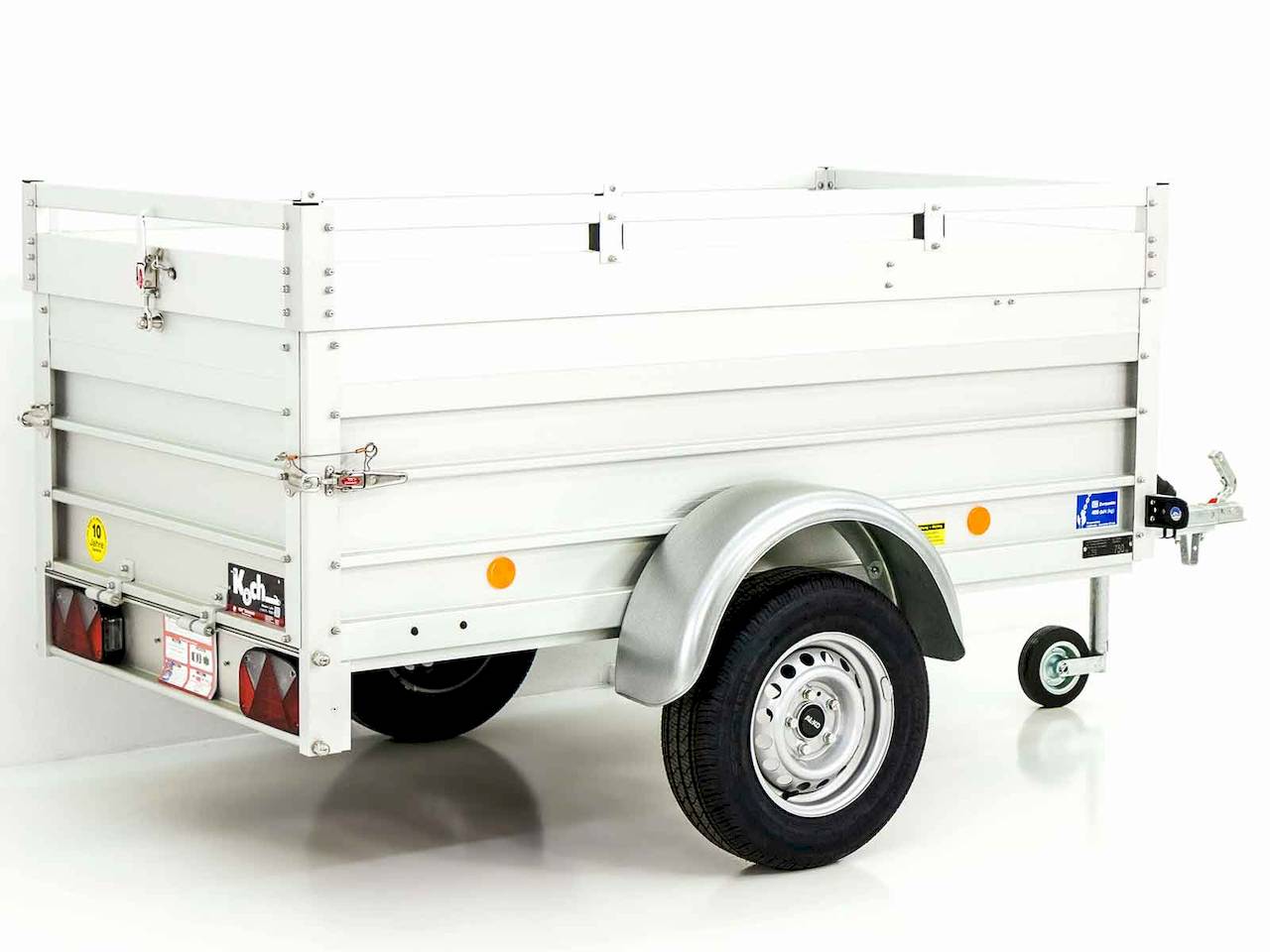 Koch U2 Tieflader – 750 kg – 2,05 m x 1,05 m x 0,65 m – verzinkt