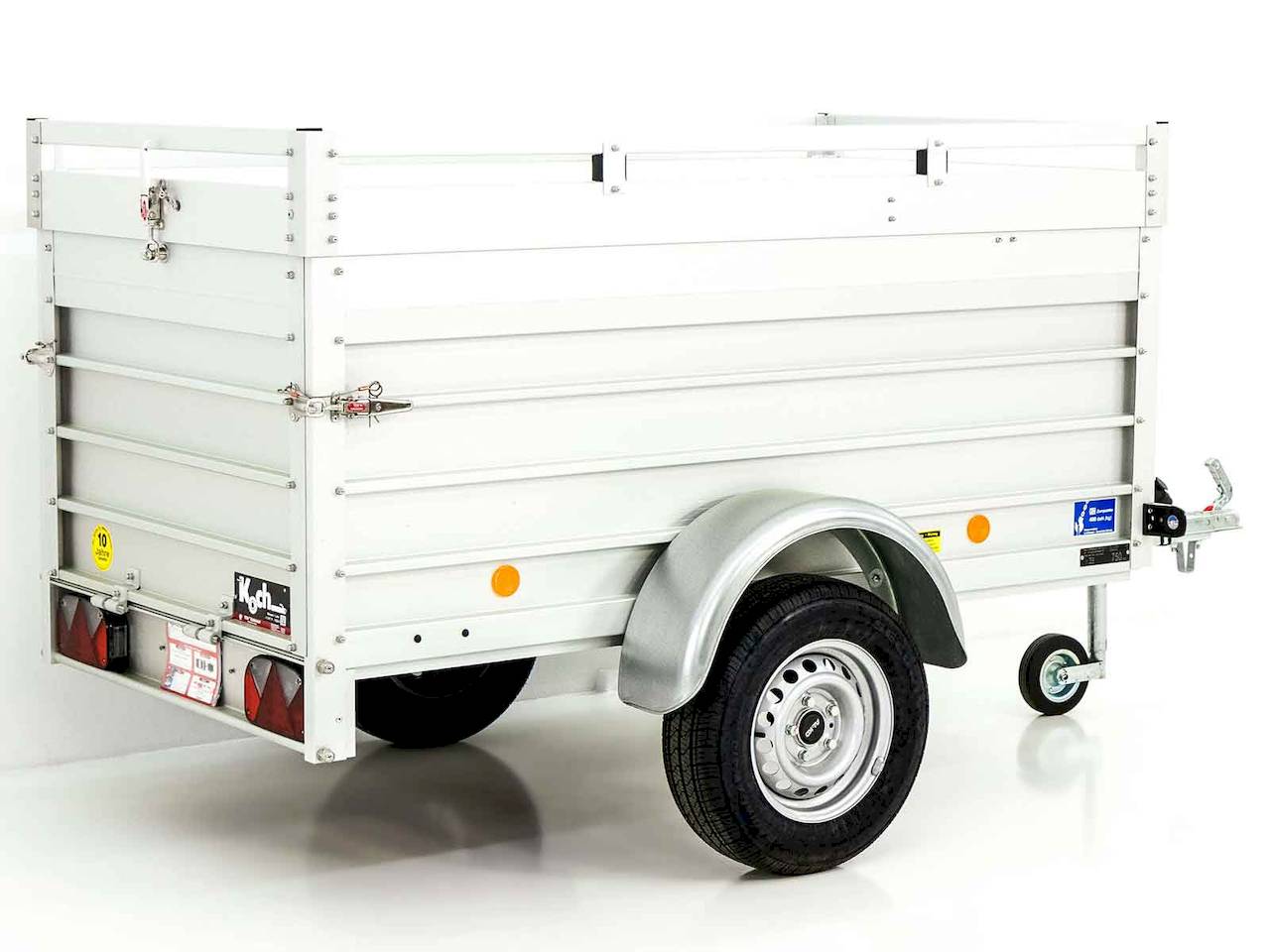 Koch U2 Tieflader – 750 kg – 2,05 m x 1,05 m x 0,8 m – verzinkt