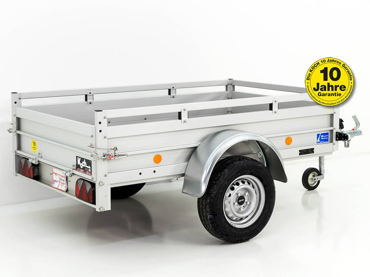Koch U3 Tieflader – 750 kg – 2 m x 1,25 m x 0,45 m – verzinkt – Neufahrzeug