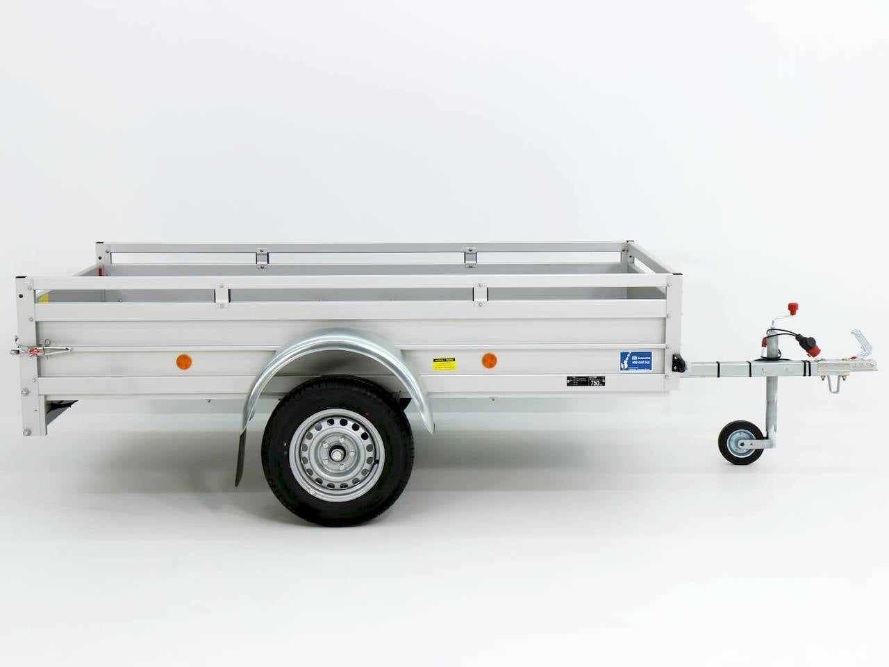Koch U4 Tieflader – 750 kg – 2,5 m x 1,25 m x 0,45 m – Aluminiumboden